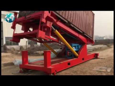 hydraulic container tilter turnover machine