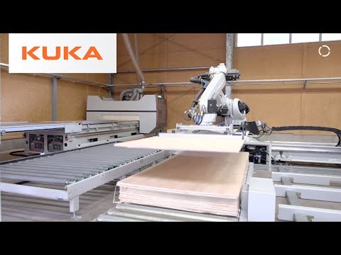 KUKA Robot Acts as a Multifunctional Assistant in the Wood Industry