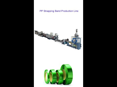 PP STRAPPING BAND MAKING MACHINE | PACKING | PACKAGING | STRAP | BELT | PRODUCTION | EXTRUSION LINE