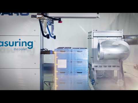 Automatic unwrapping of shipping pallets | VARO Unwrapper