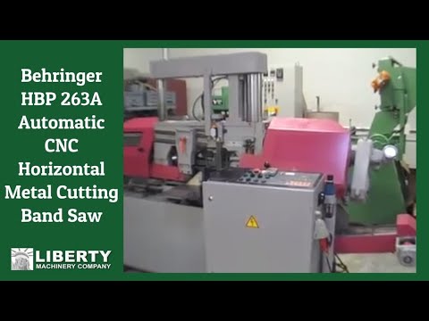 Behringer HBP 263A Automatic CNC Horizontal Metal Cutting Band Saw w/ Bundle Cutting Option