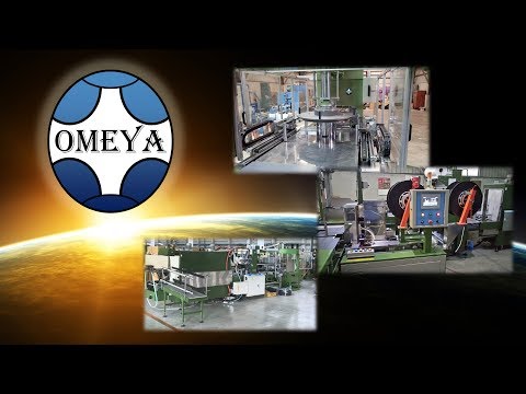 OMEYA Technology - Automatic Packing Line (Coiling+ Strapping+Heat Shrink Wrapping)- Corrugated Pipe