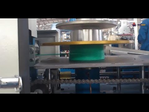 Automatic Cable packing line | cable Coiling solution with Wrapping Machine