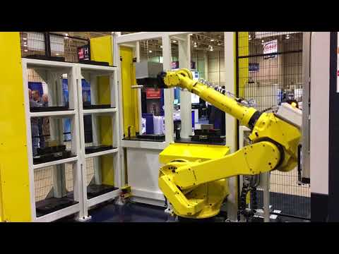 Automated Pallet Changing Solution Adds Flexibility to Robotic Machining – Industrial Tool, Inc.