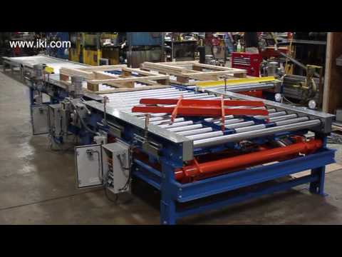 Turning Cross Conveyor for Rotating Pallet Loads