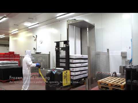 HOW TO REMOVE FREEZER SPACERS - PALLET INVERTER IN FOOD PRODUCTION - MS METALSYSTEM