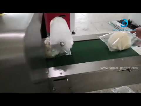 Automatic steamed stuffed bun bum bag flow horizontal film wrapping packing machine