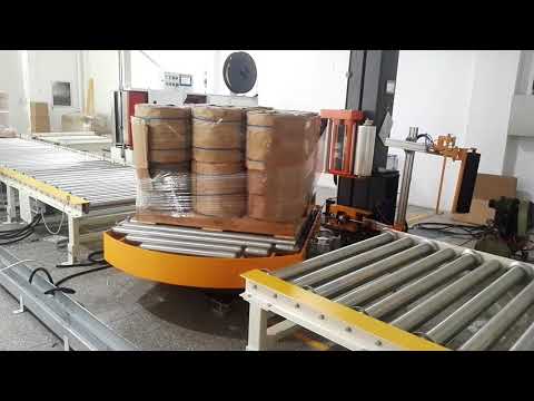 (YUPACK) Online pallet Strapping machine and pallet stretch wrapping machine