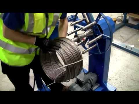 Coiling using an SWR Reeling Machine