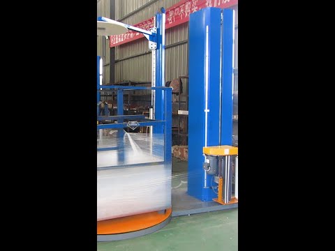 Pallet wrapping machine #shorts #pre-stretch flim #PE FILM #wrapping