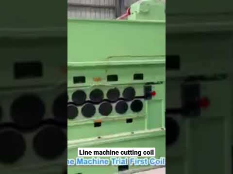 line machine cutting coil