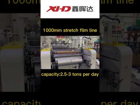 1 meter stretch film machine;extruders;extrusion machine;pallet wrapping machine #plasticfilm