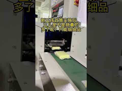 Multi Function Horizontal Packaging Machine Cleaning Sponge Brushes Packing Machine | SAYOK