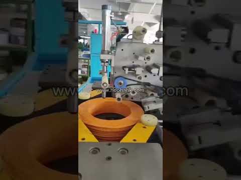 Wire and cable coiling and wrapping machine cable packing and winding machine