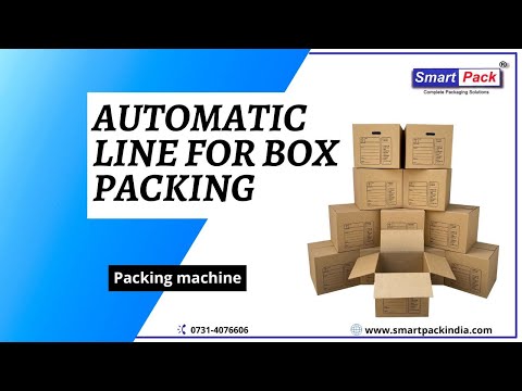 Automatic line for Box Packing Machine CONTACT-: +919109108483