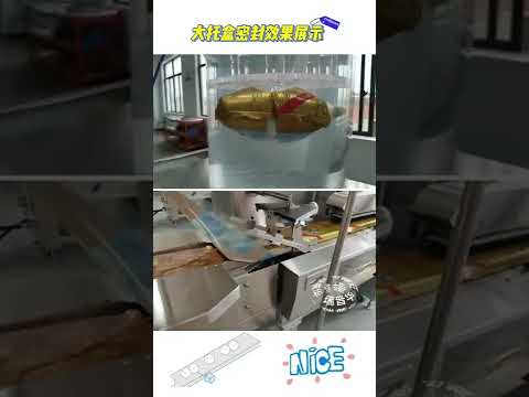 Pillow packing Machine for tray Packaging solutions. tray Horizontal flowpack wrapping machinery