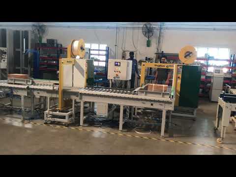 Automatic strapping line