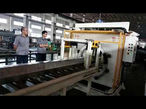 Steel pipe bundle wrapping machine