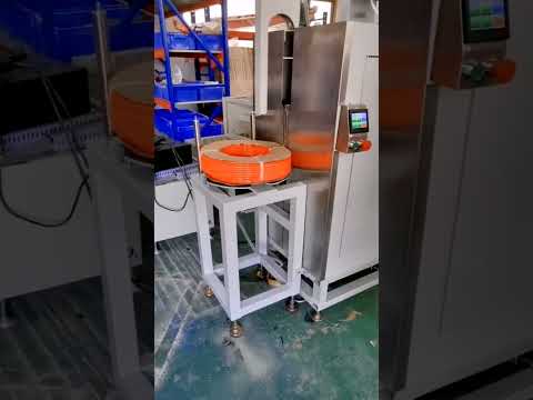 automatic coil strapping machine for hose, pipe, tyre