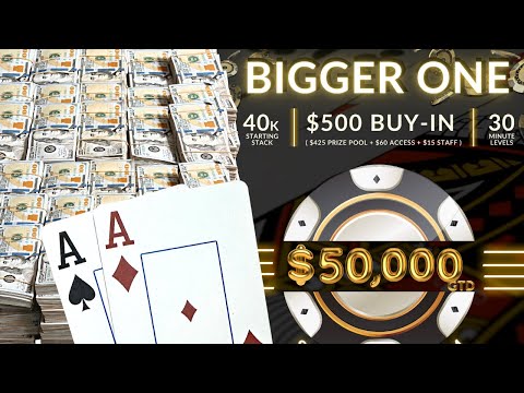 $90,525 BIGGER ONE Poker Tournament Final Table | TCH LIVE Dallas