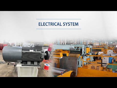 What electrical system does the slitting machine use? Steel Coil Slitting Machine, Coil Slitter