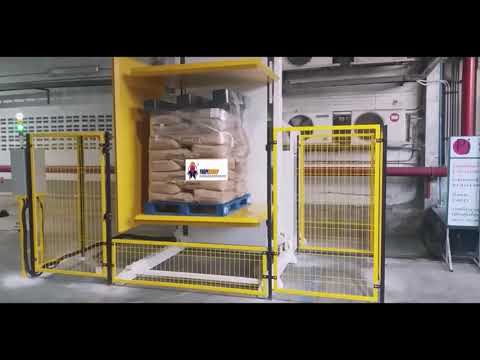 dual clamper type pallet inverter | inverter palet, produsen mesin pengubah palet