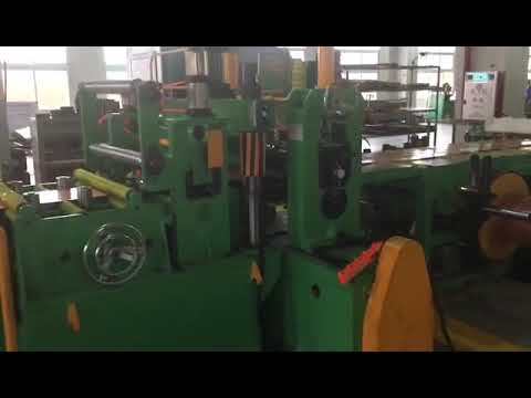 Full auto slitting line for copper, brass or aluminum coils HZF-850x2-CB-008