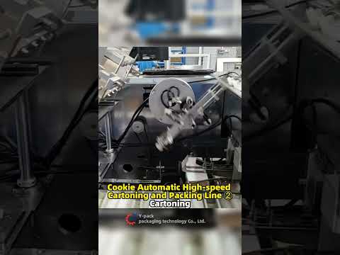 Cookie Automatic High speed Cartoning and Packing Line ② Cartoning