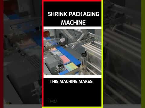 Shrink Packaging Machine #shorts #youtubeshorts #technology #Notebook #packaging #machines #tmm