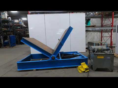 SKU 186021 1000lb 90° Hydraulic Die Mold Coil Heavy Load Tilter/Upender 48&quot;x 47&quot;