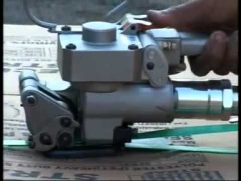 UNIQUE POWER TOOLS - Pneumatic PET Strapping Tool.flv