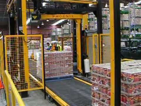 Phoenix PRTA 2200 Hi Speed Pallet Wrapper Installed by Strap and Wrap.mov