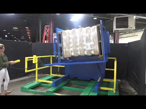 Cherry&#039;s Industrial Hydraulic Pallet Converter Demonstration