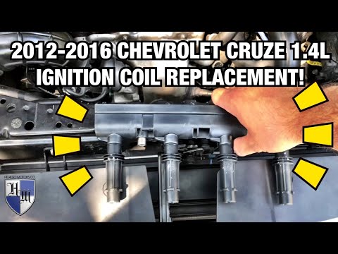 HOW TO REPLACE IGNITION COIL PACK &amp; FIX MISFIRE ON A CHEVROLET CRUZE 1.4L 2012-2016 FAST &amp; EASY!