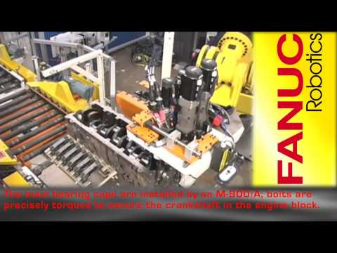 Engine Assembly Robots - FANUC Robot Industrial Automation