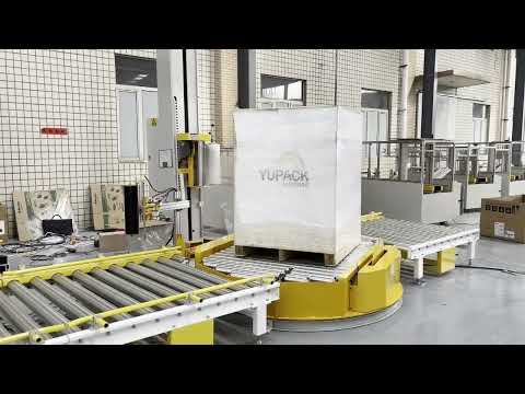 Pallet Stretch Wrapping Machine Automatic Online Stretch Film Pallet Wrapper Pallet Packing machine