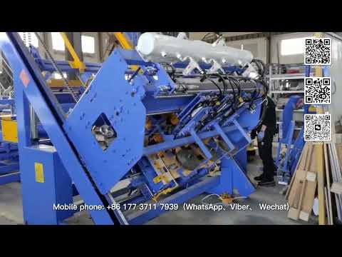 Automatic Euro Wooden Pallet Production Line with Nailing Branding Cutting Stacking Function