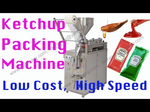 ketchup sauce packing machine paste liquid packaging machine pneumatic driven