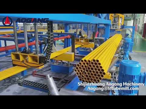 The Automatic Packing machine packs the steel pipe Quickly and Easily.