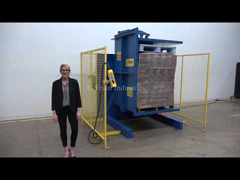 Cherry&#039;s Industrial Free Standing Hydraulic Pallet Inverter Demonstration