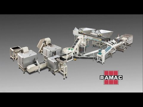 Automatic counting and packaging line for saddle clamps