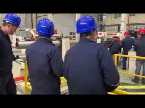 AI foil or CU foil or steel coil or metal slitting line working video