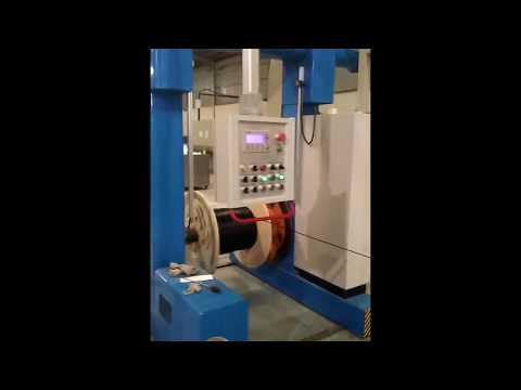 optical fiber cable respooling rewinding machine