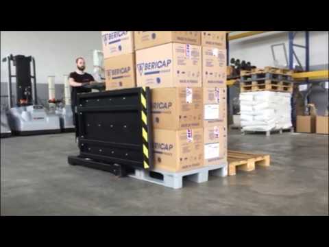 Pallet inverter - TOPPY SIDE MOVER with roll on / roll off system