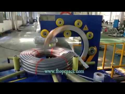 Tree ventilation and irrigation pipe packing machine, PP pipe wrapping machine