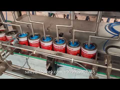 Automatic Solvent Base Paint Filling Line, #paintfilling, #solventpaint - Filsilpek - +919054294961