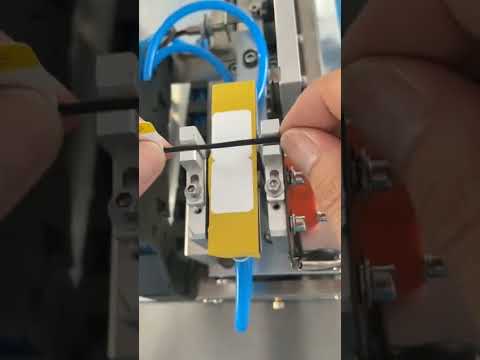 Testing video of semi automatic cable labeling machine