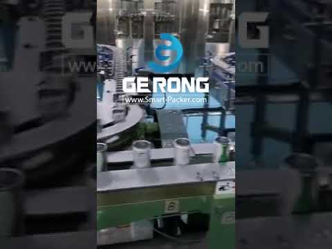 Beverage can packing line filling sealing packing machine