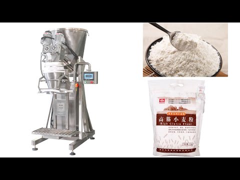 Semi Auto Bulk Bag Powder Filling Machine Pneumatic Double Screw