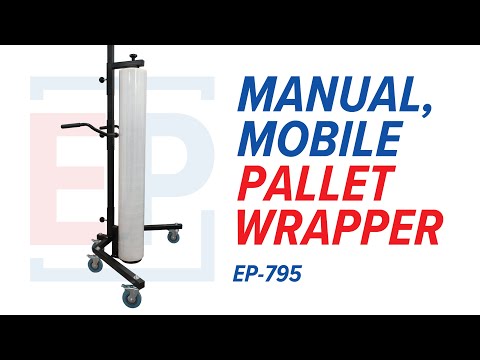 Manual, Mobile Pallet Wrapper